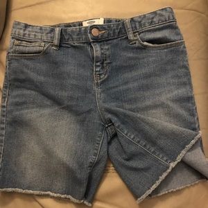 OLD NAVY Girls Denim Cutoff Shorts